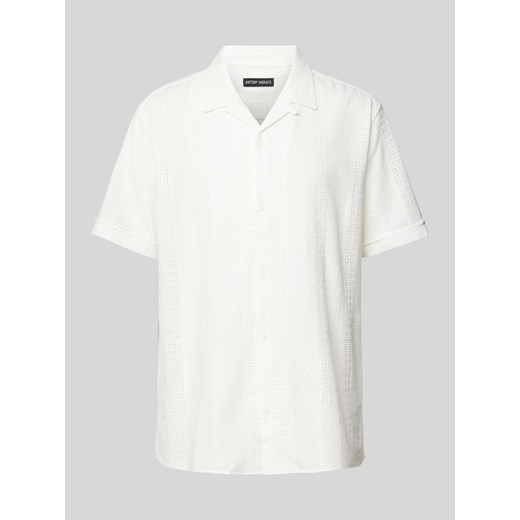 Koszula casualowa o kroju regular fit z kołnierzem z połami ze sklepu Peek&Cloppenburg  w kategorii Koszule męskie - zdjęcie 170634828