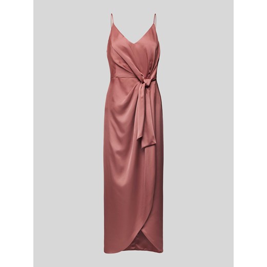 Sukienka koktajlowa z wiązanym detalem ze sklepu Peek&Cloppenburg  w kategorii Sukienki - zdjęcie 170634957
