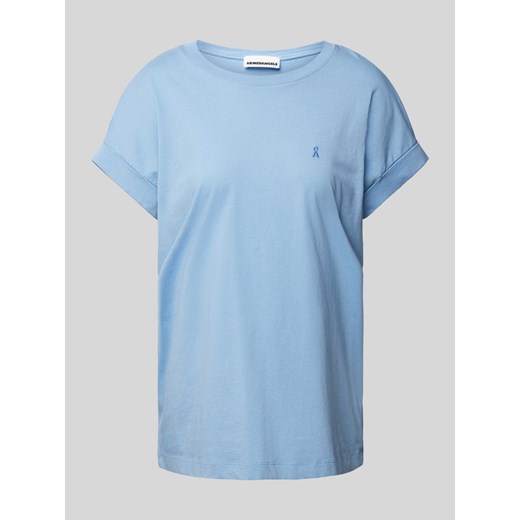 T-shirt z wyhaftowanym logo model ‘IDAARA’ ze sklepu Peek&Cloppenburg  w kategorii Bluzki damskie - zdjęcie 170635068