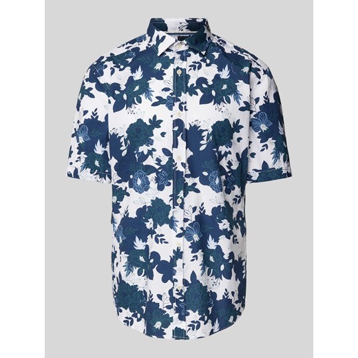 Koszula casualowa o kroju regular fit z kwiatowym wzorem ze sklepu Peek&Cloppenburg  w kategorii Koszule męskie - zdjęcie 170635215