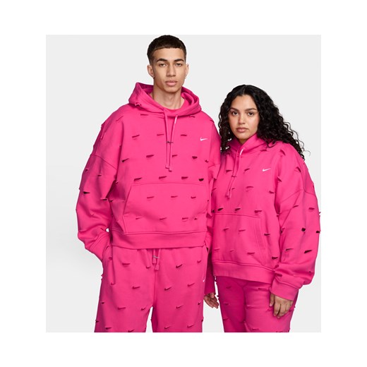 Bluza z kapturem i logo Swoosh Nike x Jacquemus - Różowy ze sklepu Nike poland w kategorii Bluzy męskie - zdjęcie 170635239