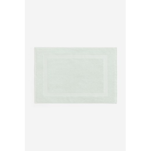 H & M - Welurowy dywanik łazienkowy - Zielony ze sklepu H&M w kategorii Dywaniki łazienkowe - zdjęcie 170635318