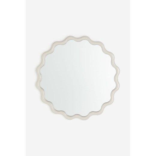 H & M - Wavy mirror - Beżowy ze sklepu H&M w kategorii Lustra - zdjęcie 170635447