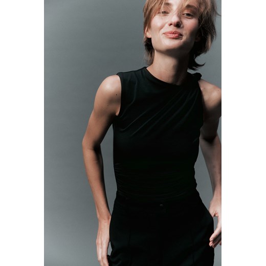H & M - Top bez rękawów - Czarny ze sklepu H&M w kategorii Bluzki damskie - zdjęcie 170635875