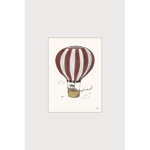 H & M - Willero Illustrations - Beautiful Balloon - Biały ze sklepu H&M w kategorii Plakaty - zdjęcie 170635936