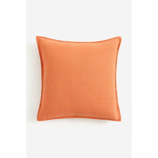 H & M - Poszewka na poduszkę z domieszką lnu - Pomarańczowy ze sklepu H&M w kategorii Poszewki na poduszki - zdjęcie 170636046