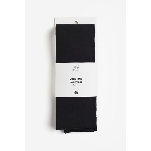 H & M - Bezszwowe legginsy - Czarny ze sklepu H&M w kategorii Rajstopy - zdjęcie 170636098