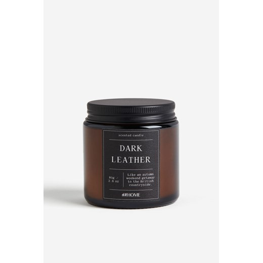 H & M - Mała świeczka zapachowa w szklanym pojemniku - Czarny ze sklepu H&M w kategorii Świece i dyfuzory - zdjęcie 170636136