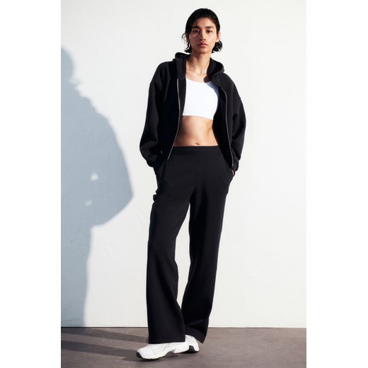 H & M - Proste spodnie dresowe - Czarny ze sklepu H&M w kategorii Spodnie damskie - zdjęcie 170636258