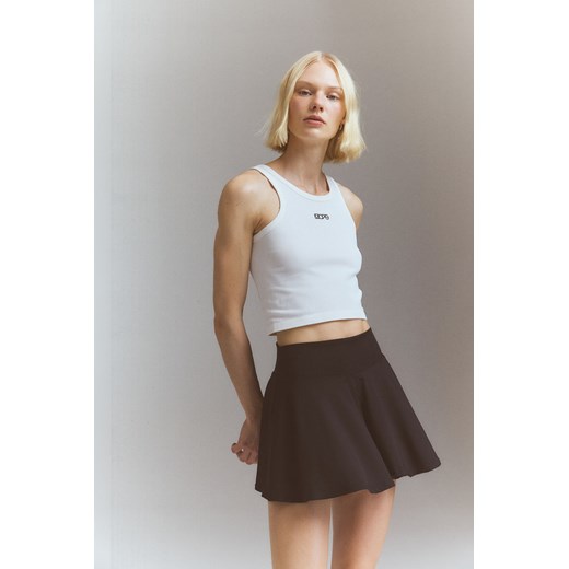 H & M - Kloszowa spódniczka tenisowa DryMove - Czarny ze sklepu H&M w kategorii Spódnice - zdjęcie 170636637