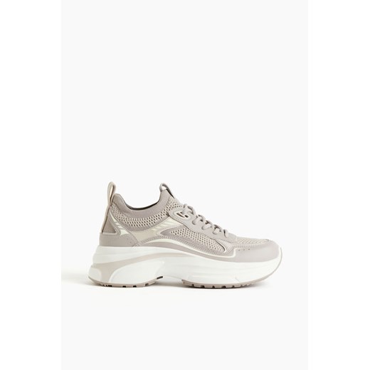 H & M - Modelowane buty sportowe - Brązowy ze sklepu H&M w kategorii Buty sportowe damskie - zdjęcie 170636638