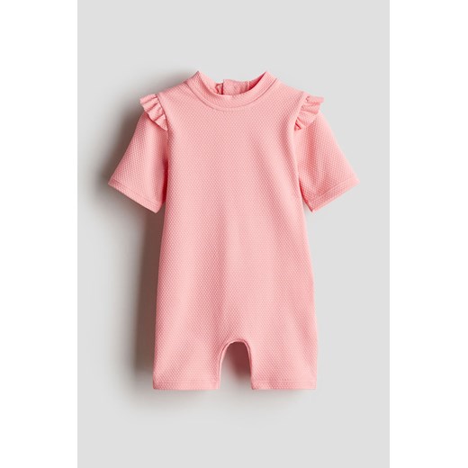 H & M - Kostium kąpielowy z UPF 50 - Różowy ze sklepu H&M w kategorii Stroje kąpielowe dla niemowląt - zdjęcie 170636779