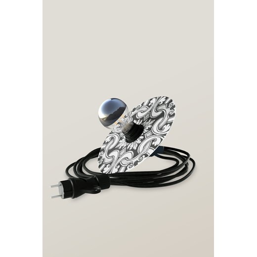 H & M - Lampa Zewnętrzna Plug-in Majolika Z Żarówką - Czarny ze sklepu H&M w kategorii Oświetlenie ogrodowe - zdjęcie 170636789