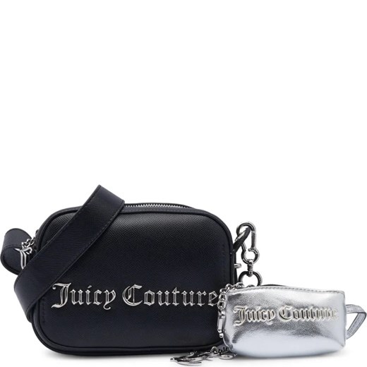 Listonoszka Juicy Couture ze skóry ekologicznej elegancka na ramię czarna matowa 