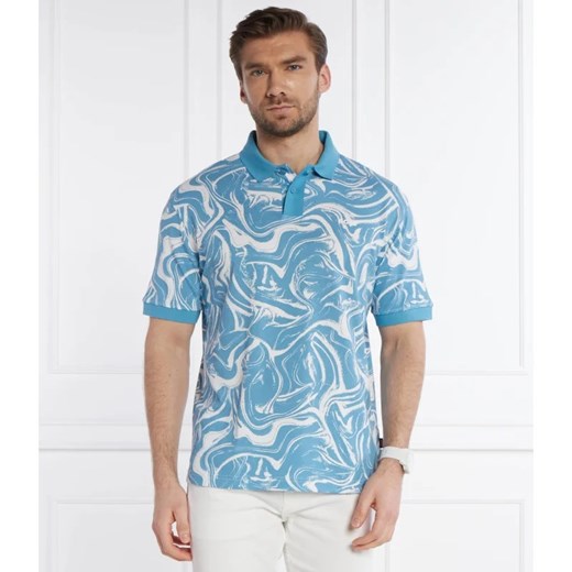 BOSS ORANGE Polo AlloverOcean | Regular Fit ze sklepu Gomez Fashion Store w kategorii T-shirty męskie - zdjęcie 170638949