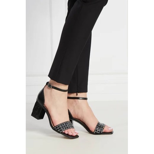 Liu Jo Skórzane sandały na słupku VIOLET Liu Jo 39 Gomez Fashion Store