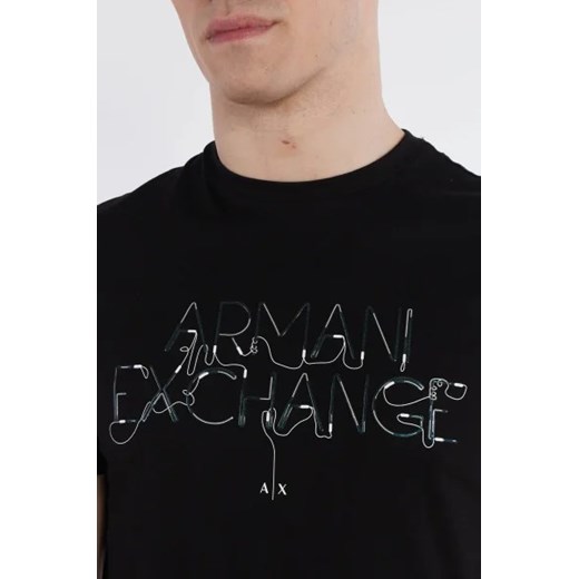 T-shirt męski Armani Exchange z krótkim rękawem 
