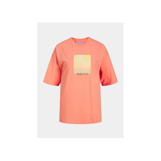 JJXX T-Shirt Paige 12252311 Różowy Regular Fit ze sklepu MODIVO w kategorii Bluzki damskie - zdjęcie 170640325