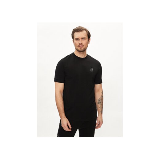 KARL LAGERFELD T-Shirt 755024 542221 Czarny Regular Fit ze sklepu MODIVO w kategorii T-shirty męskie - zdjęcie 170640357