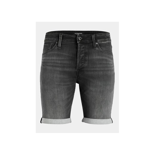 Jack&Jones Szorty jeansowe Rick 12252246 Szary Regular Fit ze sklepu MODIVO w kategorii Spodenki męskie - zdjęcie 170640787
