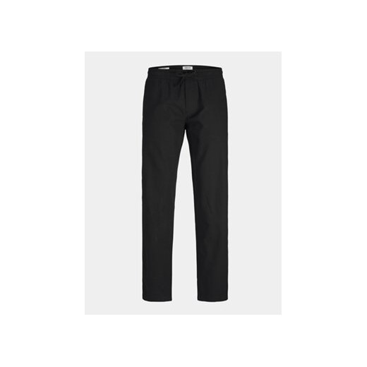 Jack&Jones Spodnie materiałowe Summer 12248606 Czarny Relaxed Fit ze sklepu MODIVO w kategorii Spodnie męskie - zdjęcie 170640909