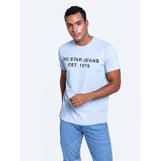 BIG STAR T-shirt w kolorze jasnoniebieskim ze sklepu Limango Polska w kategorii T-shirty męskie - zdjęcie 170641295