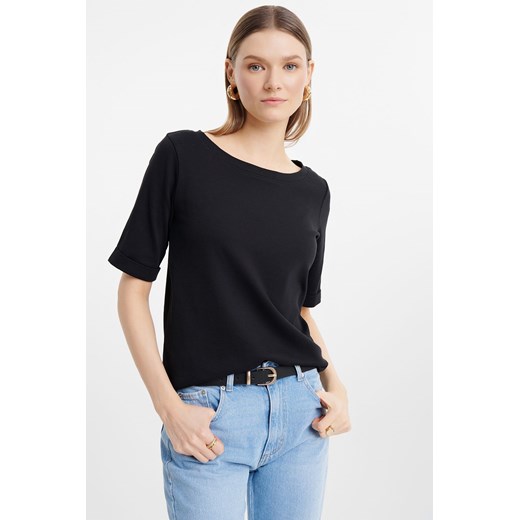 Koszulka damska czarna ze sklepu 5.10.15 w kategorii Bluzki damskie - zdjęcie 170641927