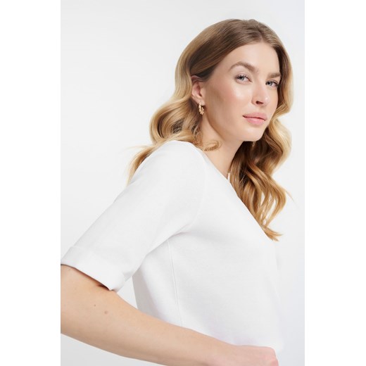 Koszulka damska biała ze sklepu 5.10.15 w kategorii Bluzki damskie - zdjęcie 170642179