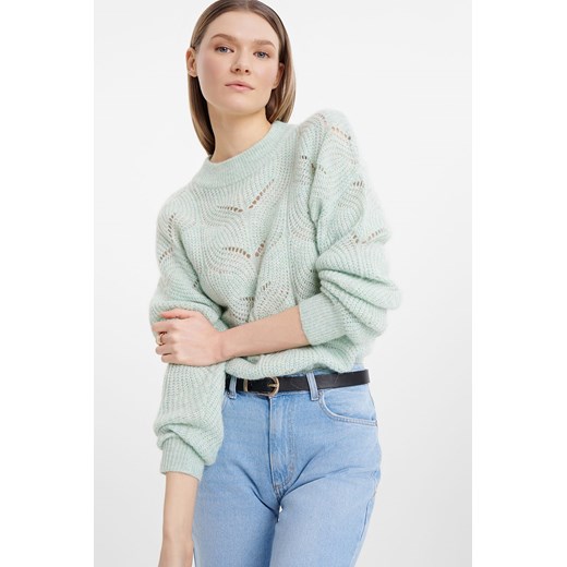 Greenpoint sweter damski miętowy 