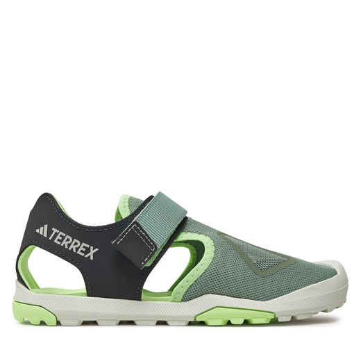 Sandały adidas Terrex Captain Toey 2.0 Sandals IE5139 Zielony ze sklepu eobuwie.pl w kategorii Sandały dziecięce - zdjęcie 170642847