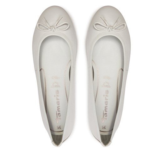 Baleriny Tamaris 1-22116-41 White 100 Tamaris 36 eobuwie.pl