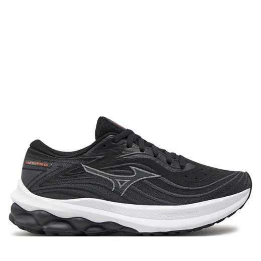 Buty do biegania Mizuno Wave Skyrise 5 J1GD2409 Czarny ze sklepu eobuwie.pl w kategorii Buty sportowe damskie - zdjęcie 170643356