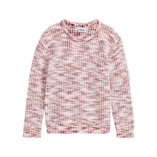 Sweter dziewczęcy melanżowy 140/146 bonprix