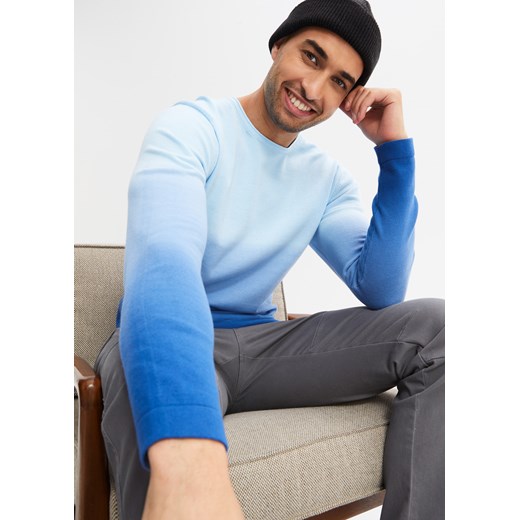 Sweter w cieniowanym kolorze ze sklepu bonprix w kategorii Swetry męskie - zdjęcie 170650106