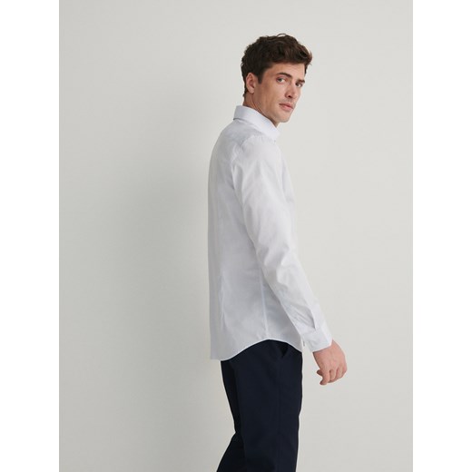 Reserved - Koszula slim fit - jasnoniebieski ze sklepu Reserved w kategorii Koszule męskie - zdjęcie 170651427