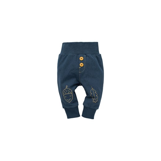 Spodnie dresowe Secret Forest granatowe ze sklepu 5.10.15 w kategorii Spodnie i półśpiochy - zdjęcie 170652067