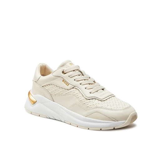 Boss Sneakersy Skylar Runn Ltbb 50517233 Beżowy 41 MODIVO