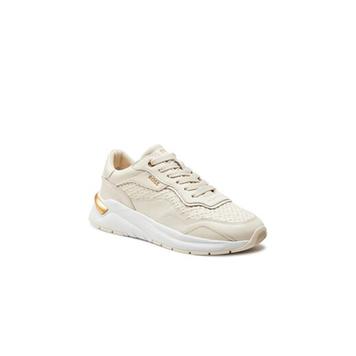 Boss Sneakersy Skylar Runn Ltbb 50517233 Beżowy 37 MODIVO
