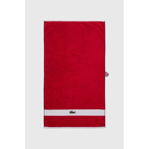Lacoste ręcznik bawełniany L Casual Rouge 55 x 100 cm ze sklepu ANSWEAR.com w kategorii Ręczniki - zdjęcie 170653437