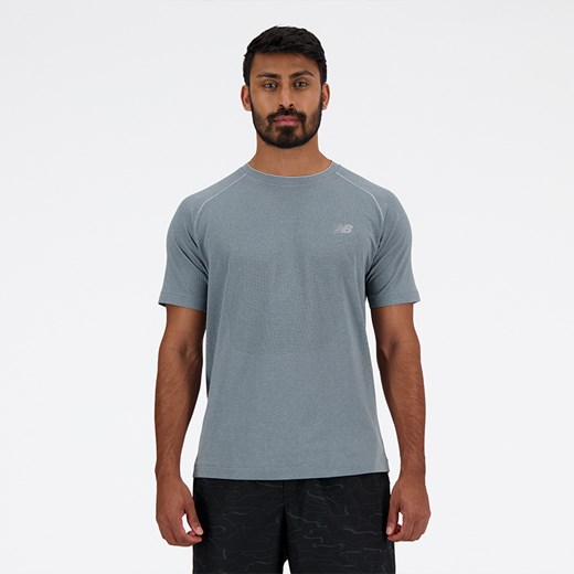 Koszulka męska New Balance MT41080AG – szara ze sklepu New Balance Poland w kategorii T-shirty męskie - zdjęcie 170654017
