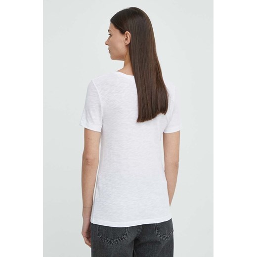 Marc O&apos;Polo t-shirt bawełniany damski kolor biały XS ANSWEAR.com