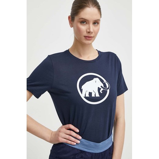 Mammut t-shirt sportowy Mammut Core kolor granatowy ze sklepu ANSWEAR.com w kategorii Bluzki damskie - zdjęcie 170657225