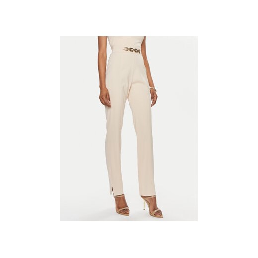 Marciano Guess Spodnie materiałowe 4GGB13 7074A Beżowy Regular Fit ze sklepu MODIVO w kategorii Spodnie damskie - zdjęcie 170659436
