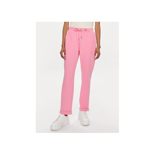 Liu Jo Sport Spodnie dresowe TA4172 FS090 Różowy Regular Fit ze sklepu MODIVO w kategorii Spodnie damskie - zdjęcie 170659446