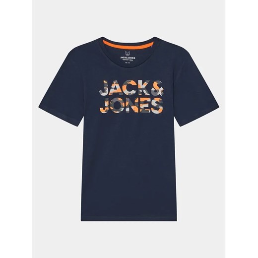 Jack&Jones Junior T-Shirt 12237106 Granatowy Loose Fit Jack&jones Junior 164 MODIVO wyprzedaż