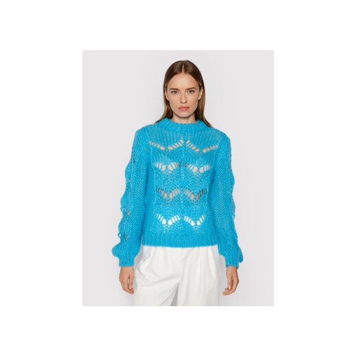 Pinko Sweter Frossasco 1G1682 Y7DD Niebieski Regular Fit ze sklepu MODIVO w kategorii Swetry damskie - zdjęcie 170663866