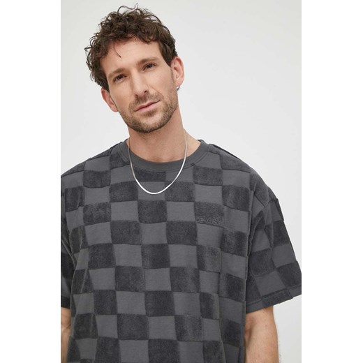 Levi&apos;s t-shirt bawełniany męski kolor szary wzorzysty XL ANSWEAR.com