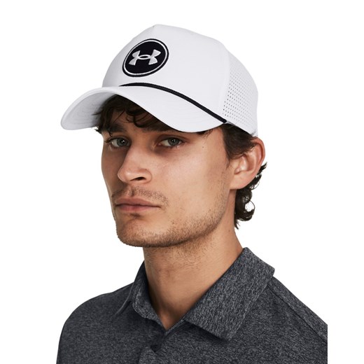 Męska czapka z daszkiem Under Armour M Driver Snapback - biała ze sklepu Sportstylestory.com w kategorii Czapki z daszkiem męskie - zdjęcie 170666159