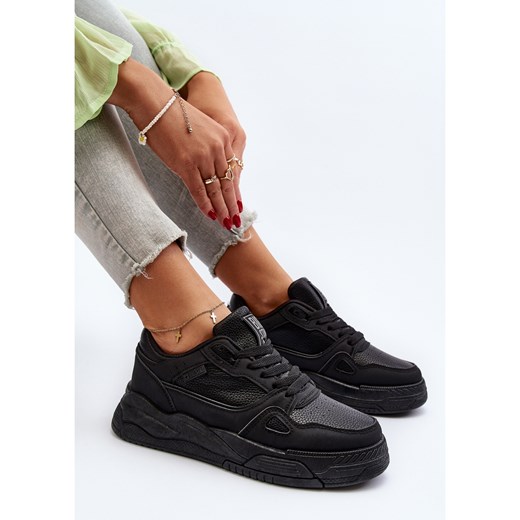 Damskie Sneakersy Big Star NN274666 Czarne 37 ButyModne.pl