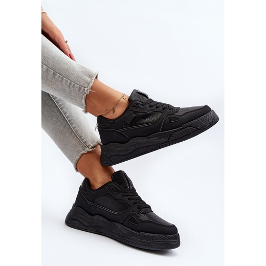 Damskie Sneakersy Big Star NN274666 Czarne 37 ButyModne.pl